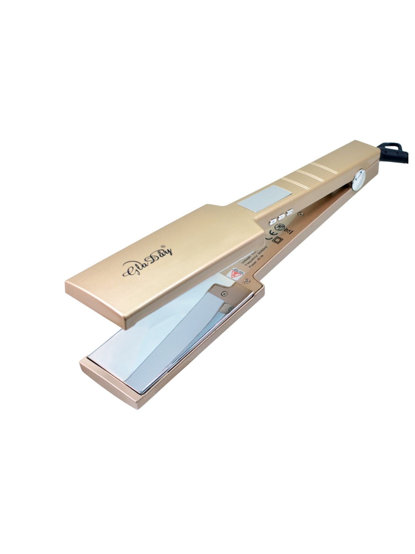 Black Trendsi fast heating hair straightener with North American plug for quick, smooth styling.