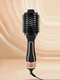 Black Trendsi fast heating hot air brush with North American plug, designed for quick styling and smooth hair drying.