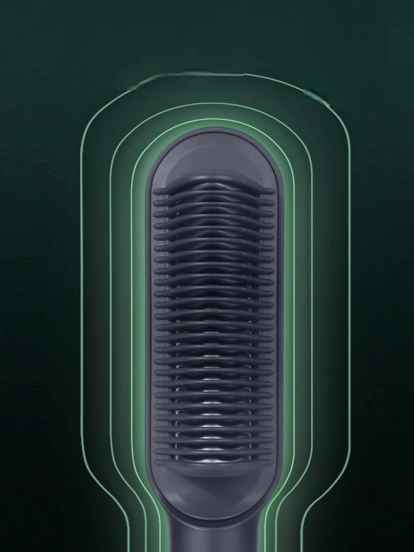 Black Trendsi fast heating straightening comb with North American plug, designed for quick, efficient hair styling.