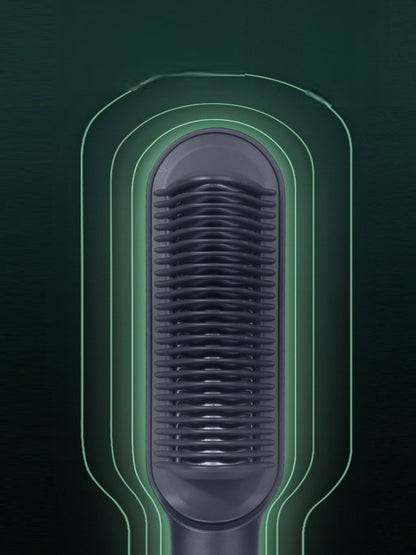 Black Trendsi fast heating straightening comb with North American plug, designed for quick, efficient hair styling.