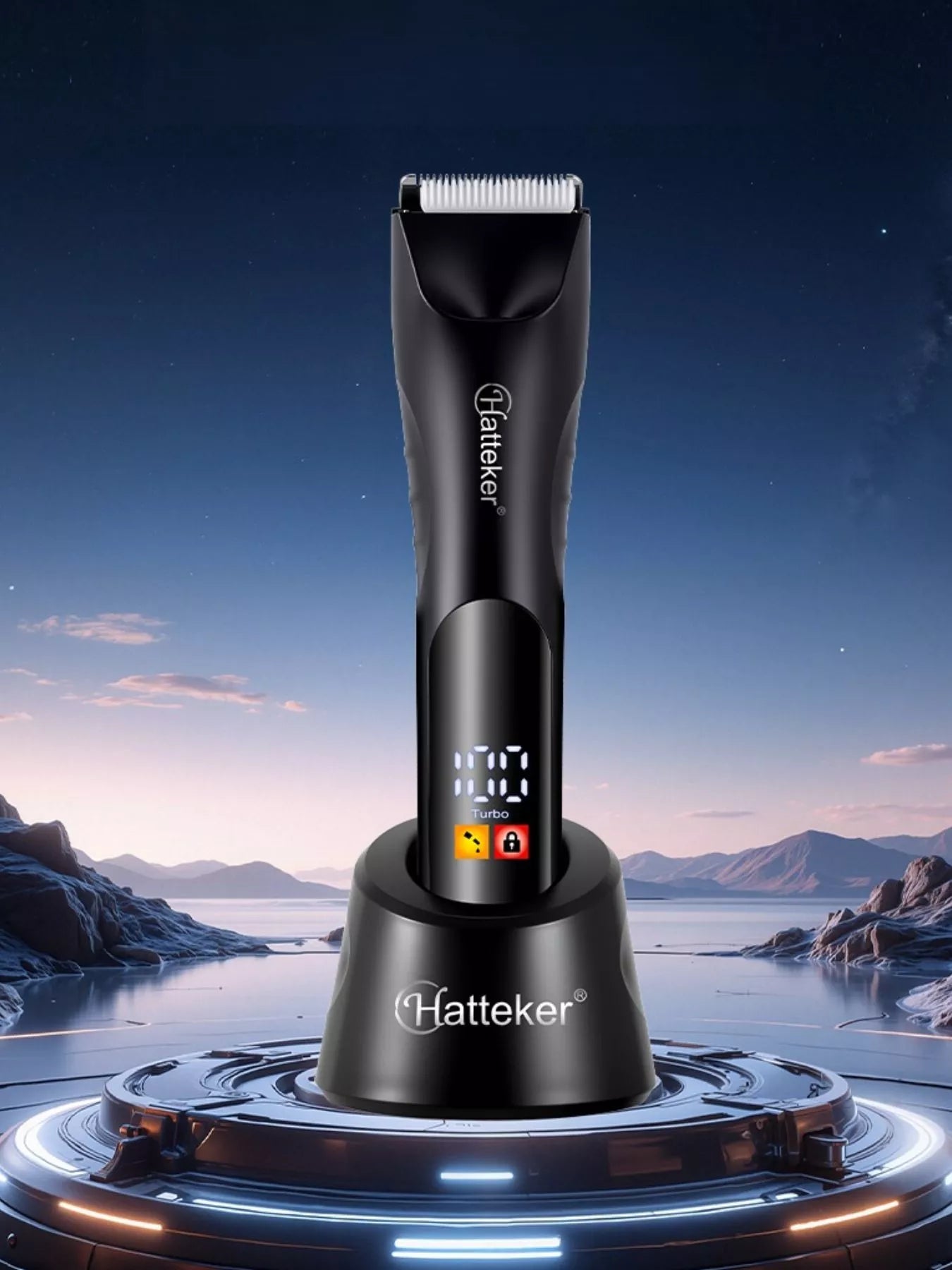 Portable waterproof hair removal device by Trendsi with ceramic blade, compact design, suitable for easy, at-home hair removal.
