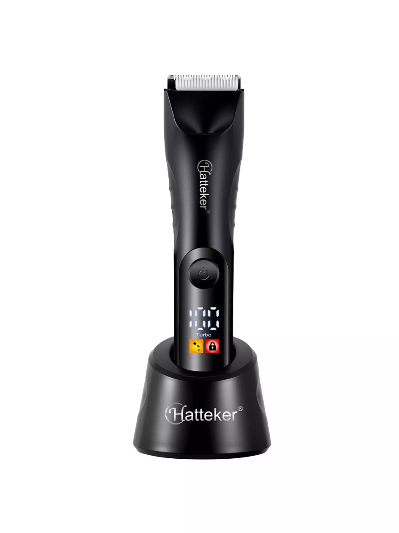 Portable waterproof Trendsi ceramic blade hair removal device in black, compact and suitable for easy, at-home hair removal.