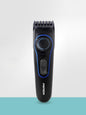 Black cordless rechargeable hair clipper from Trendsi with ergonomic design and adjustable blades for professional grooming.