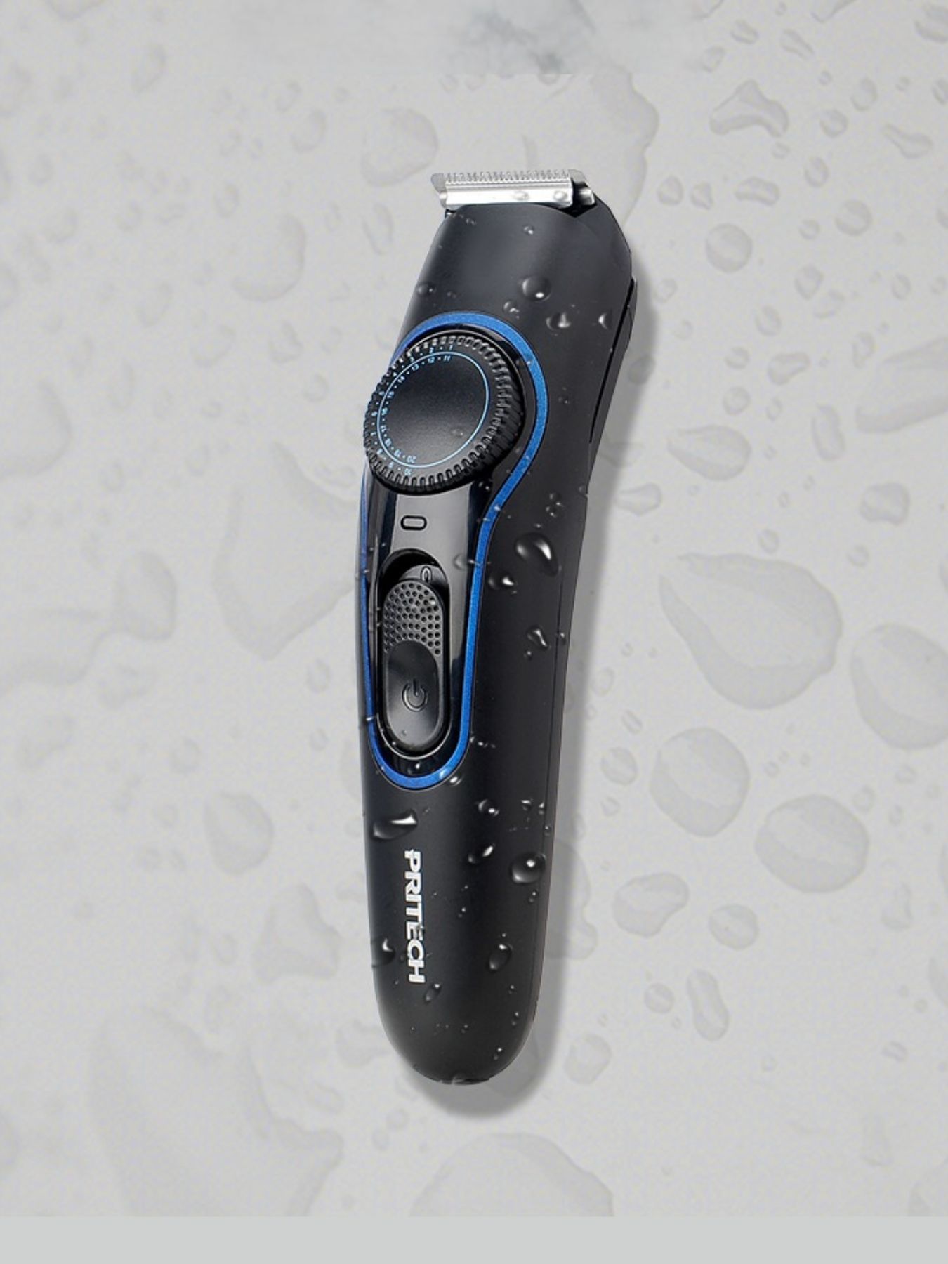 Black Trendsi cordless rechargeable hair clipper with adjustable blades, designed for precise grooming and easy handling.