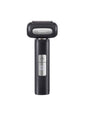 Black electric shaver with LED display from Trendsi, featuring a sleek design and one-size-fits-all grooming head.