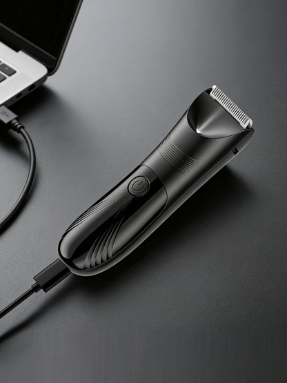 Black electric hair removal epilator by Trendsi, designed for painless, efficient hair removal on various skin areas.