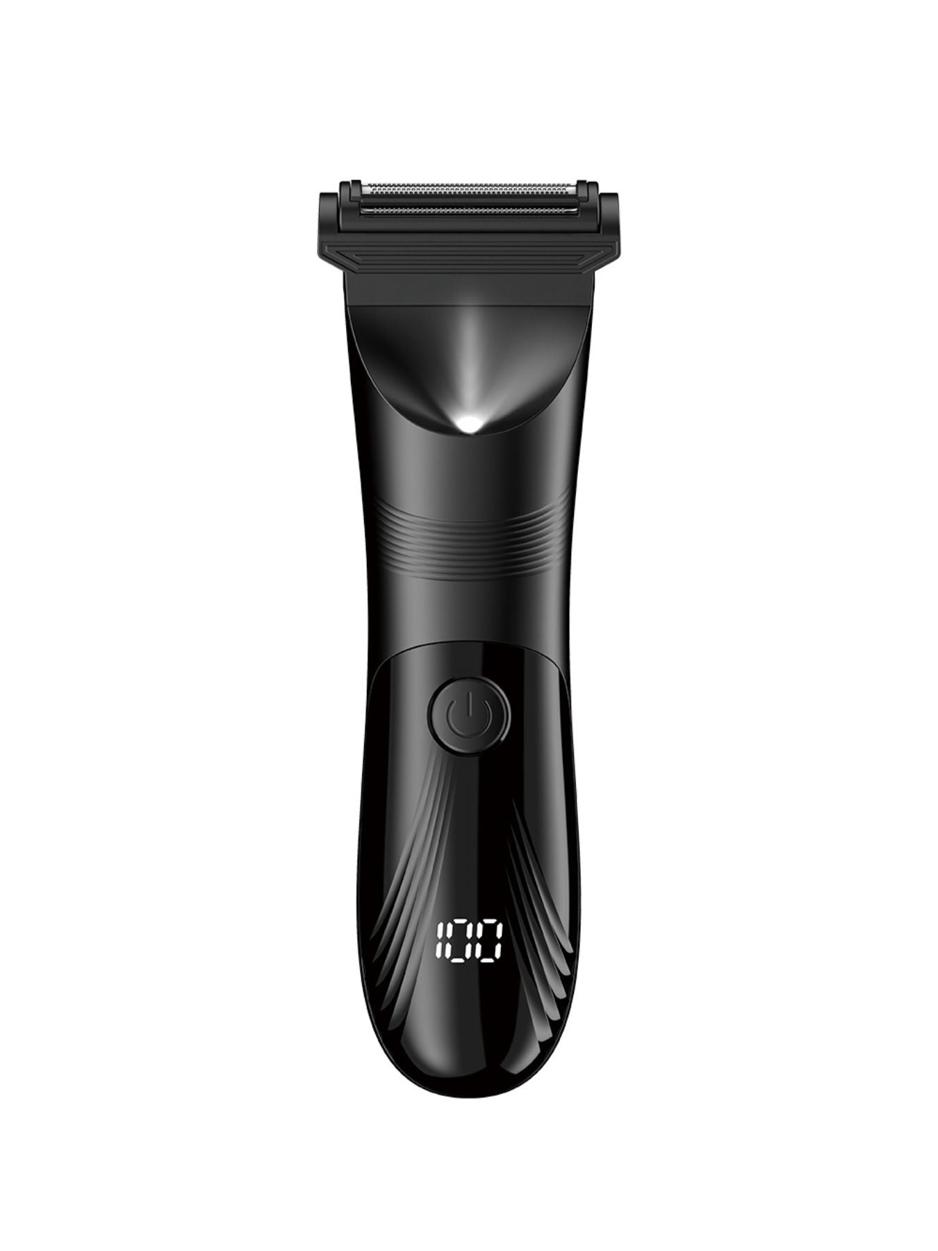 Black painless electric hair removal epilator by Trendsi with multiple attachments on a white background.