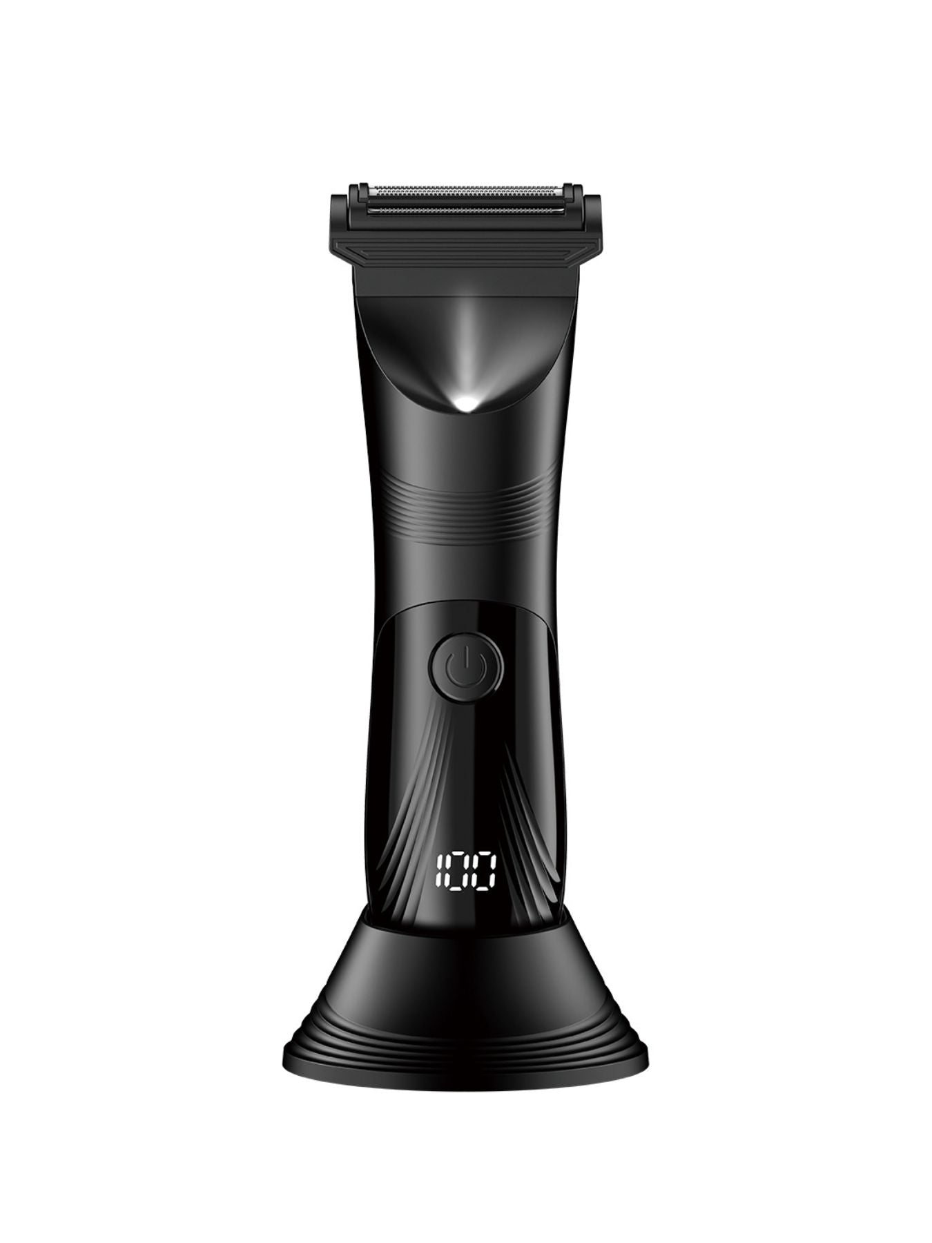 Trendsi black painless electric hair removal epilator with multiple attachments and ergonomic design for smooth skin.