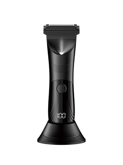 Trendsi black painless electric hair removal epilator with multiple attachments and ergonomic design for smooth skin.
