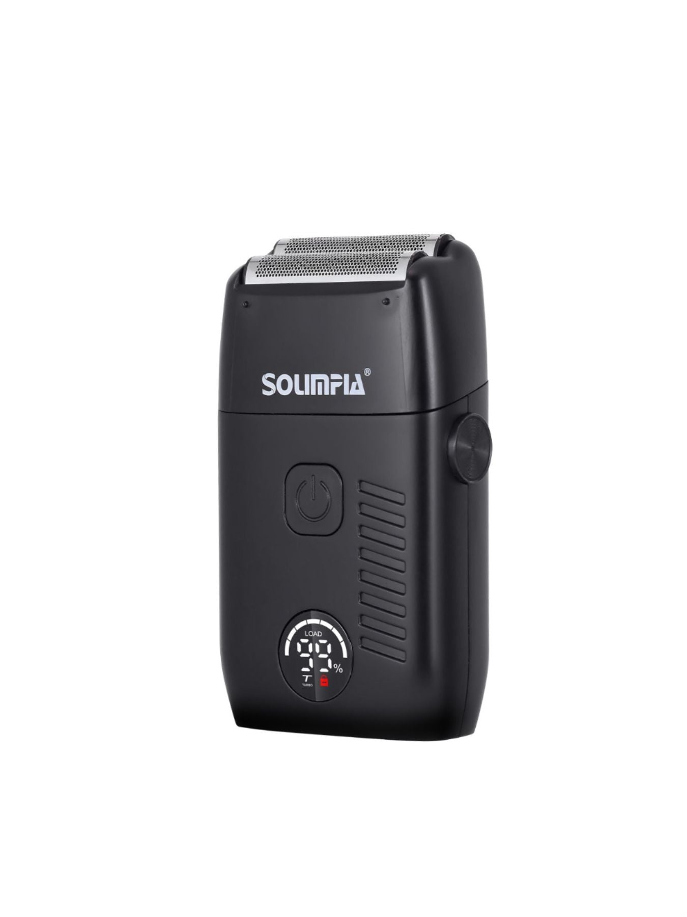 Black portable electric shaver by Trendsi with a compact design for convenient grooming.