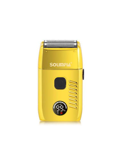 Black portable electric shaver by Trendsi with a compact design, suitable for on-the-go grooming and personal care.