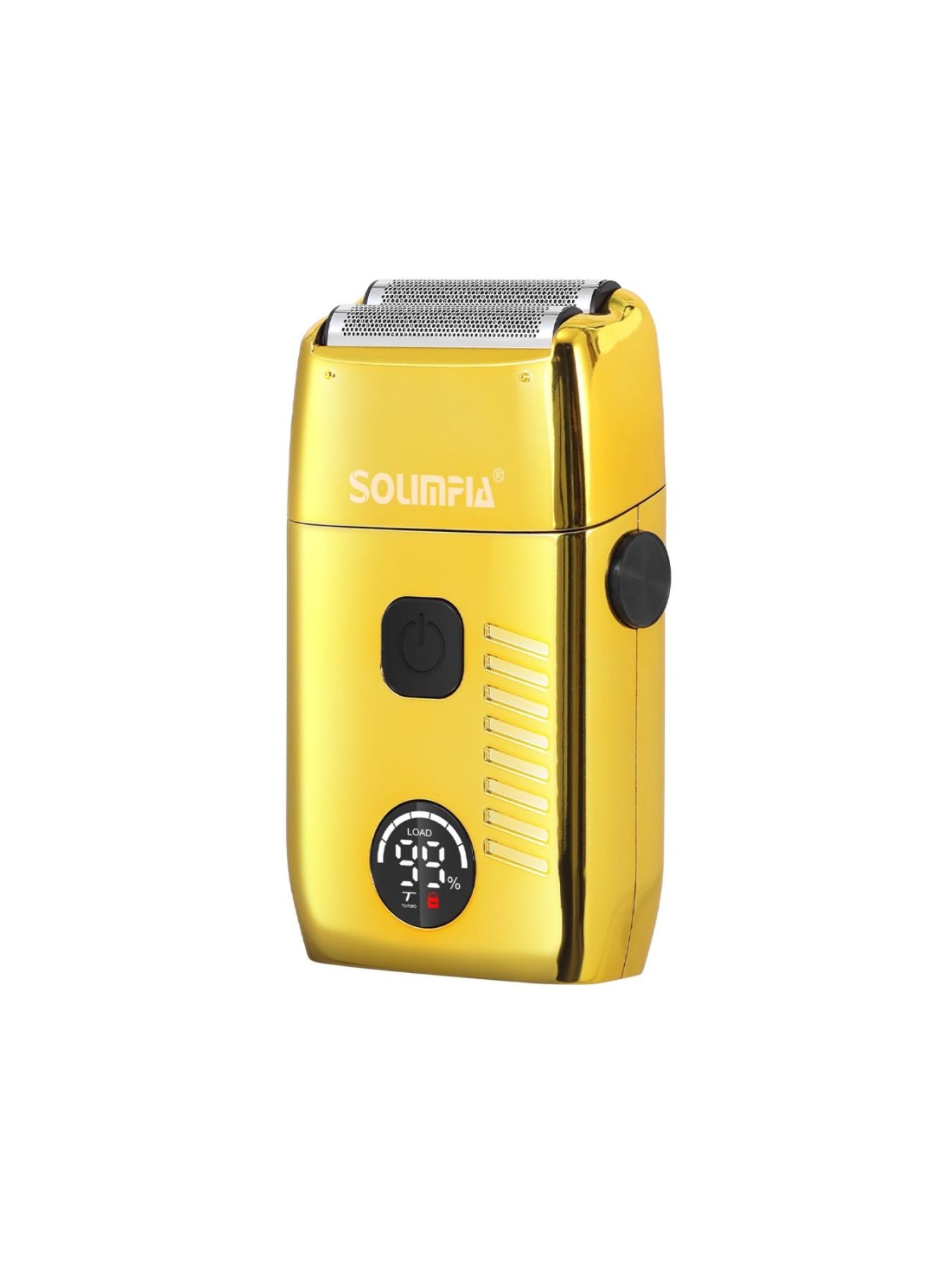 Black portable electric shaver by Trendsi with compact design and adjustable head for easy grooming.