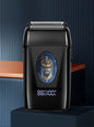 Black Trendsi portable electric shaver with compact design, ideal for on-the-go grooming and easy handling.