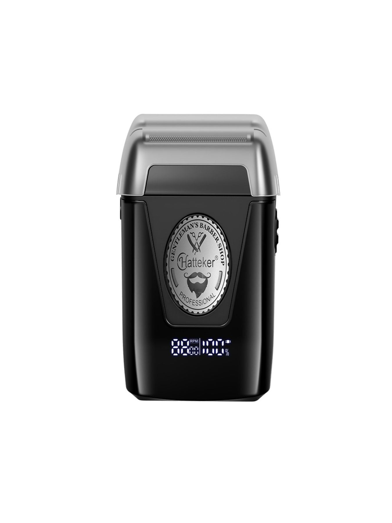 Black portable electric shaver from Trendsi with a compact design, suitable for quick grooming on the go.