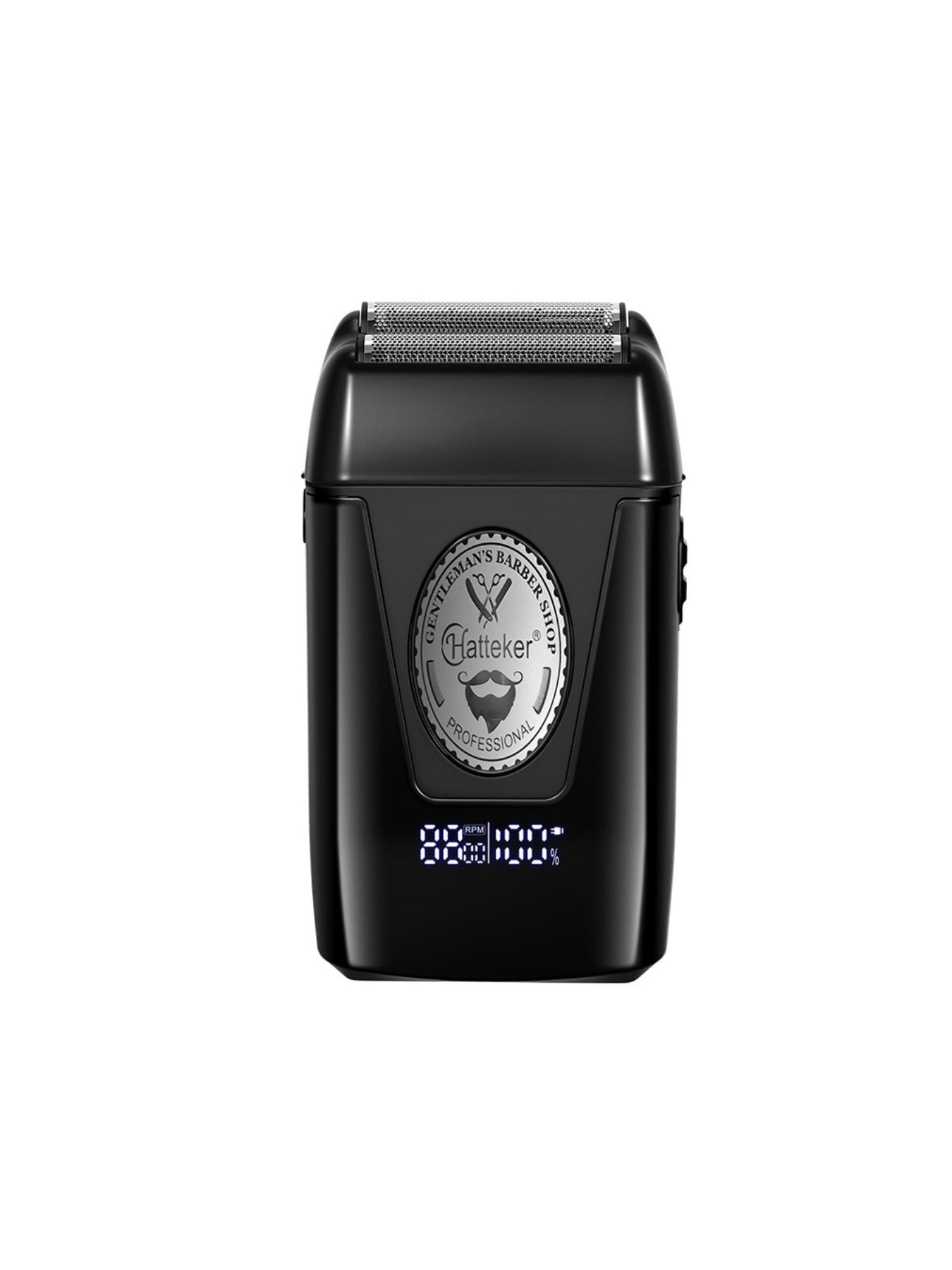 Black portable electric shaver by Trendsi with a compact design, suitable for travel and everyday grooming.