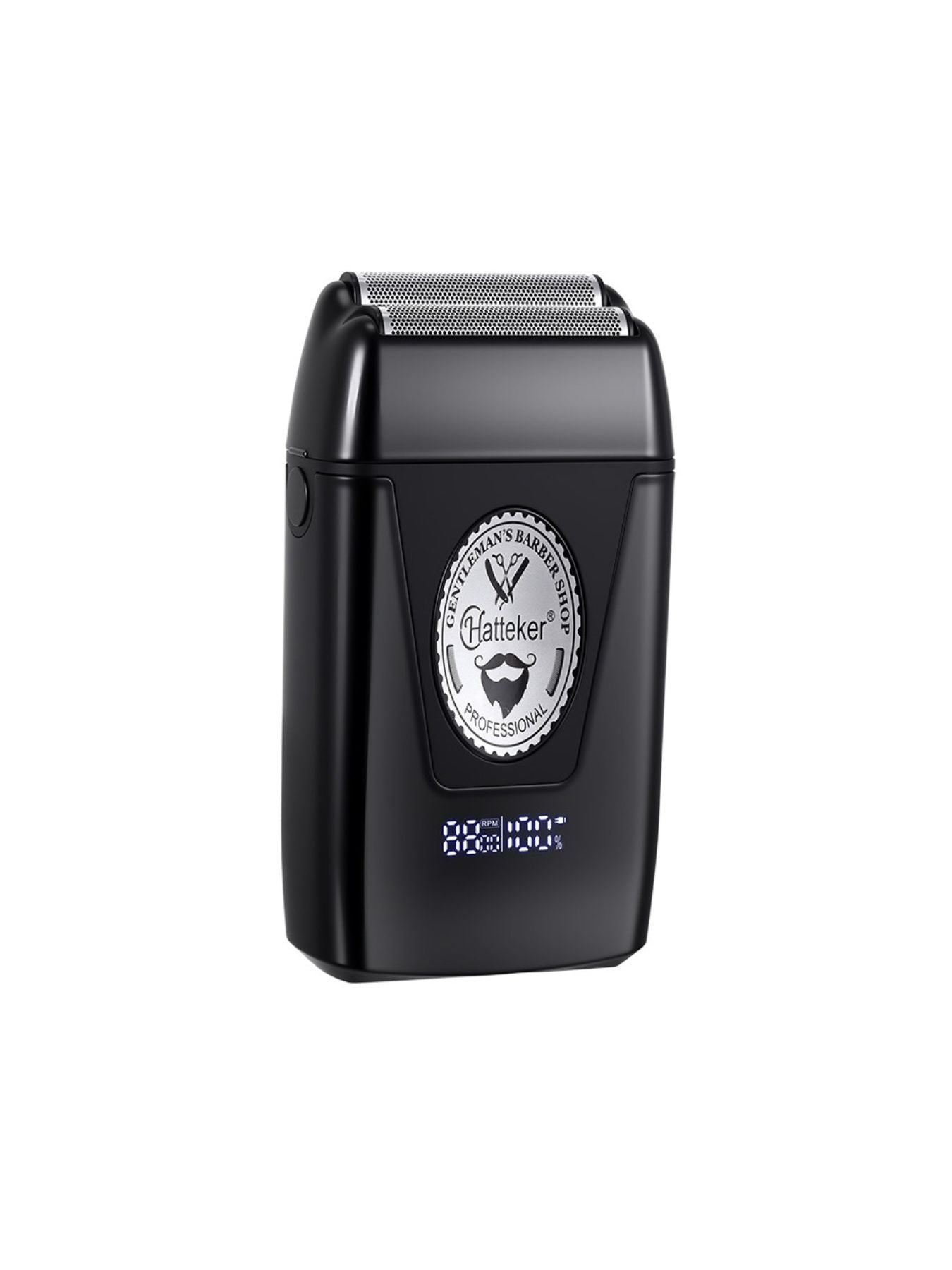 Black portable electric shaver by Trendsi, compact design with a sleek appearance, suitable for grooming on the go.