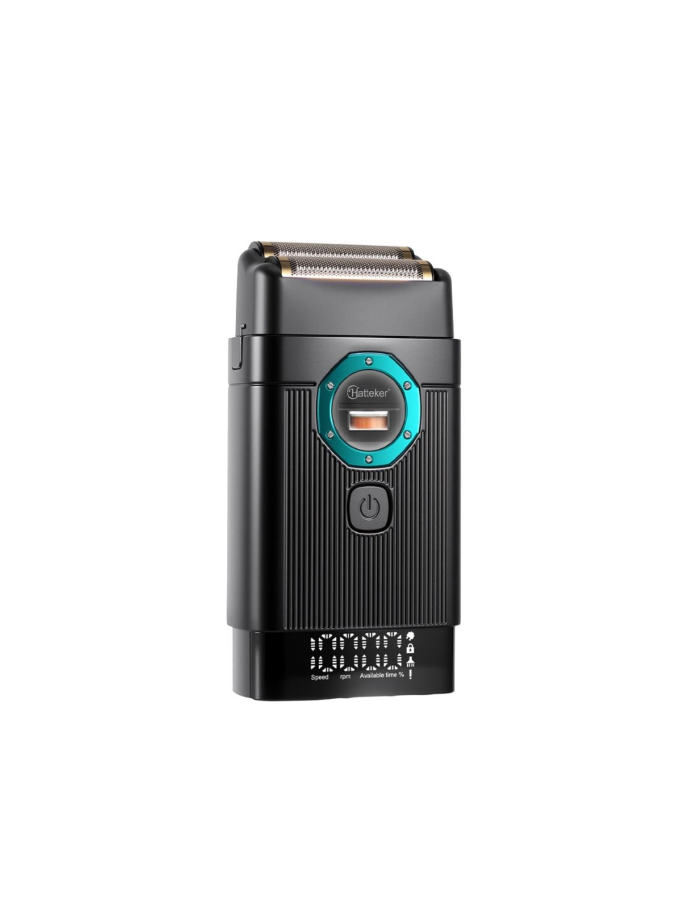 Black Trendsi portable electric shaver with one-size design, compact and suitable for quick, convenient grooming.