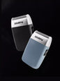 Black portable mini shaver from Trendsi, compact design with a sleek appearance, ideal for on-the-go grooming.