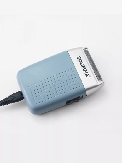 Trendsi black portable mini shaver with compact design and one-size-fits-all functionality for convenient grooming.