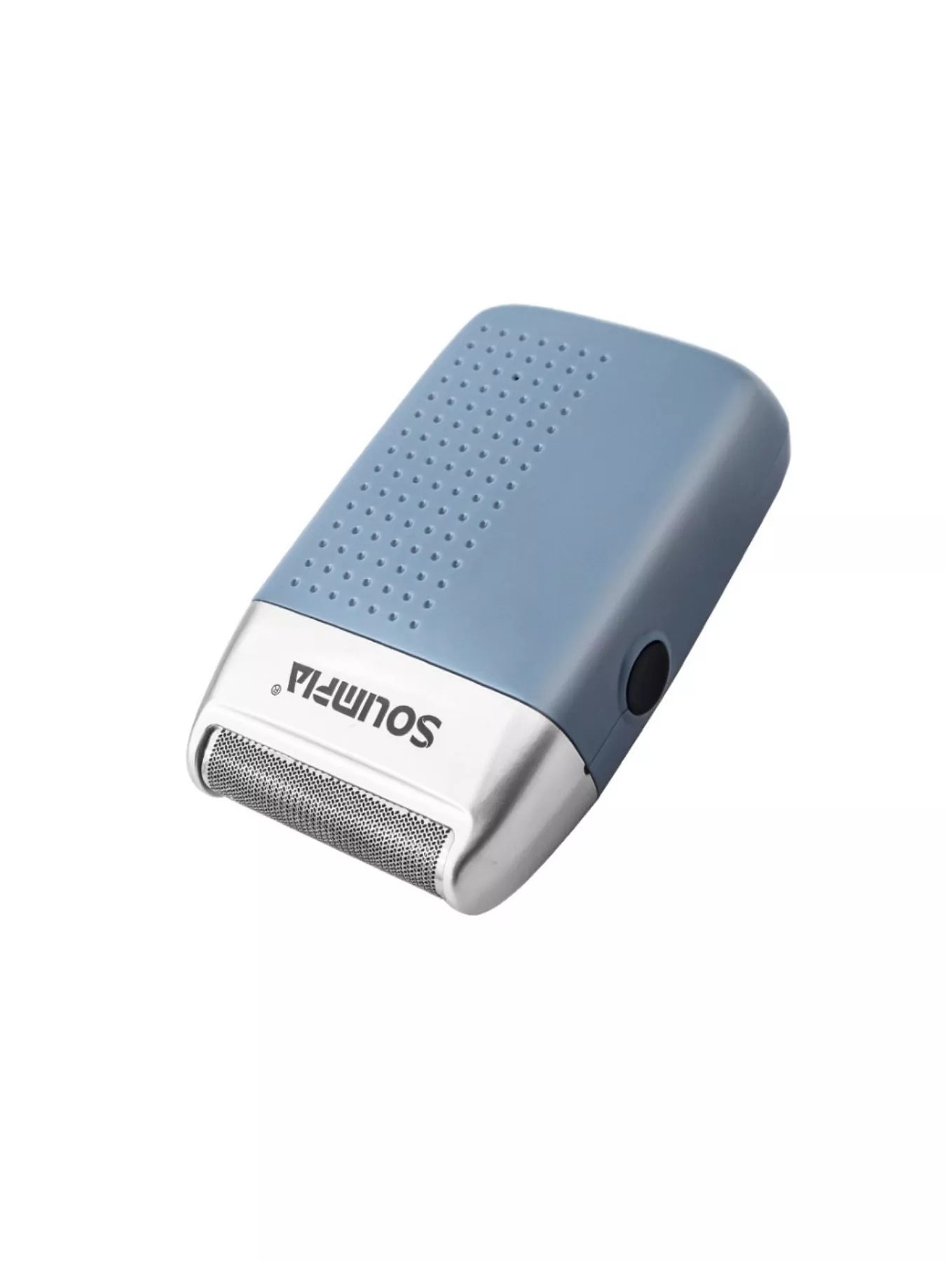 Black portable mini shaver by Trendsi with compact design, suitable for on-the-go facial or body hair grooming.