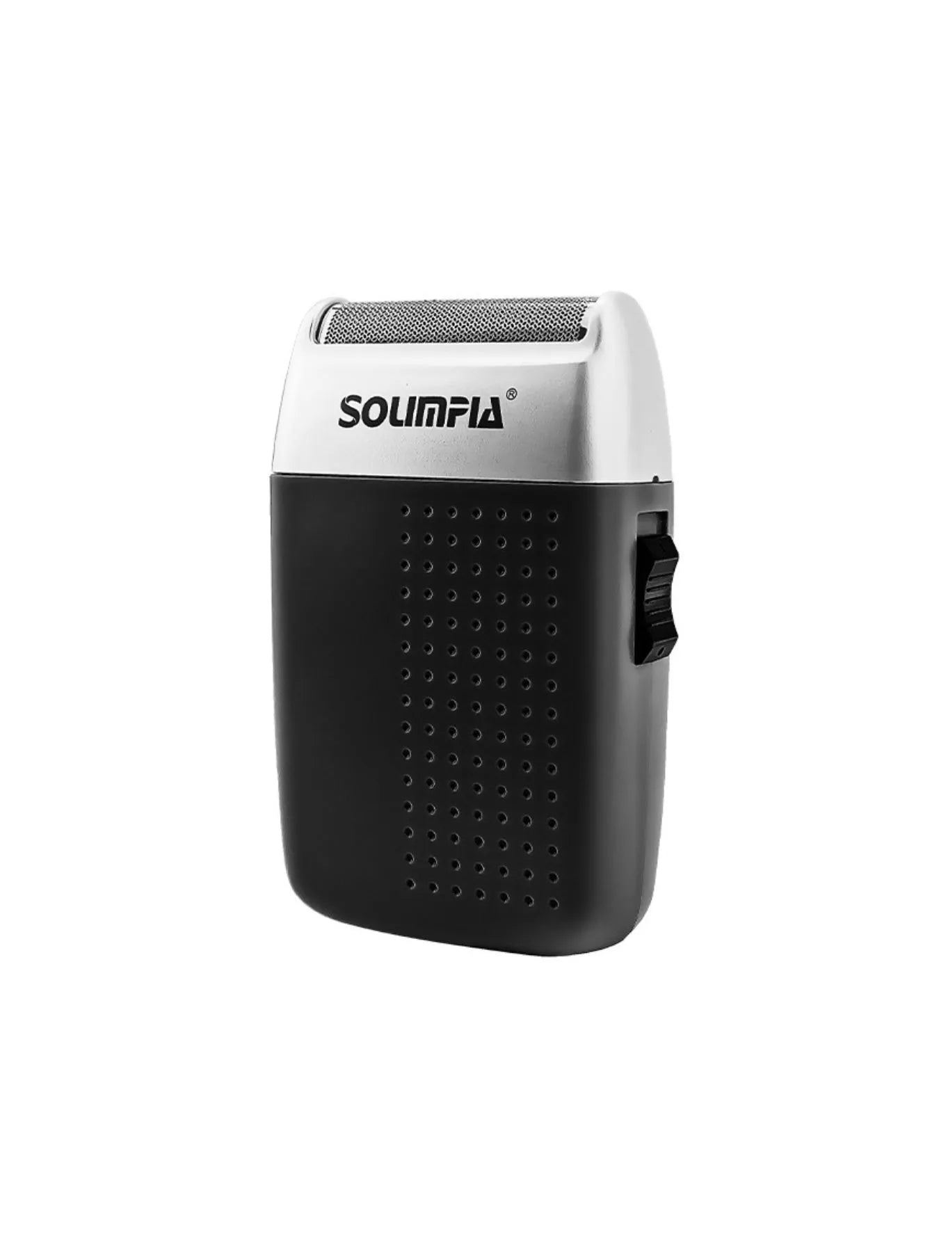Black portable mini shaver from Trendsi, compact design for easy grooming on the go.