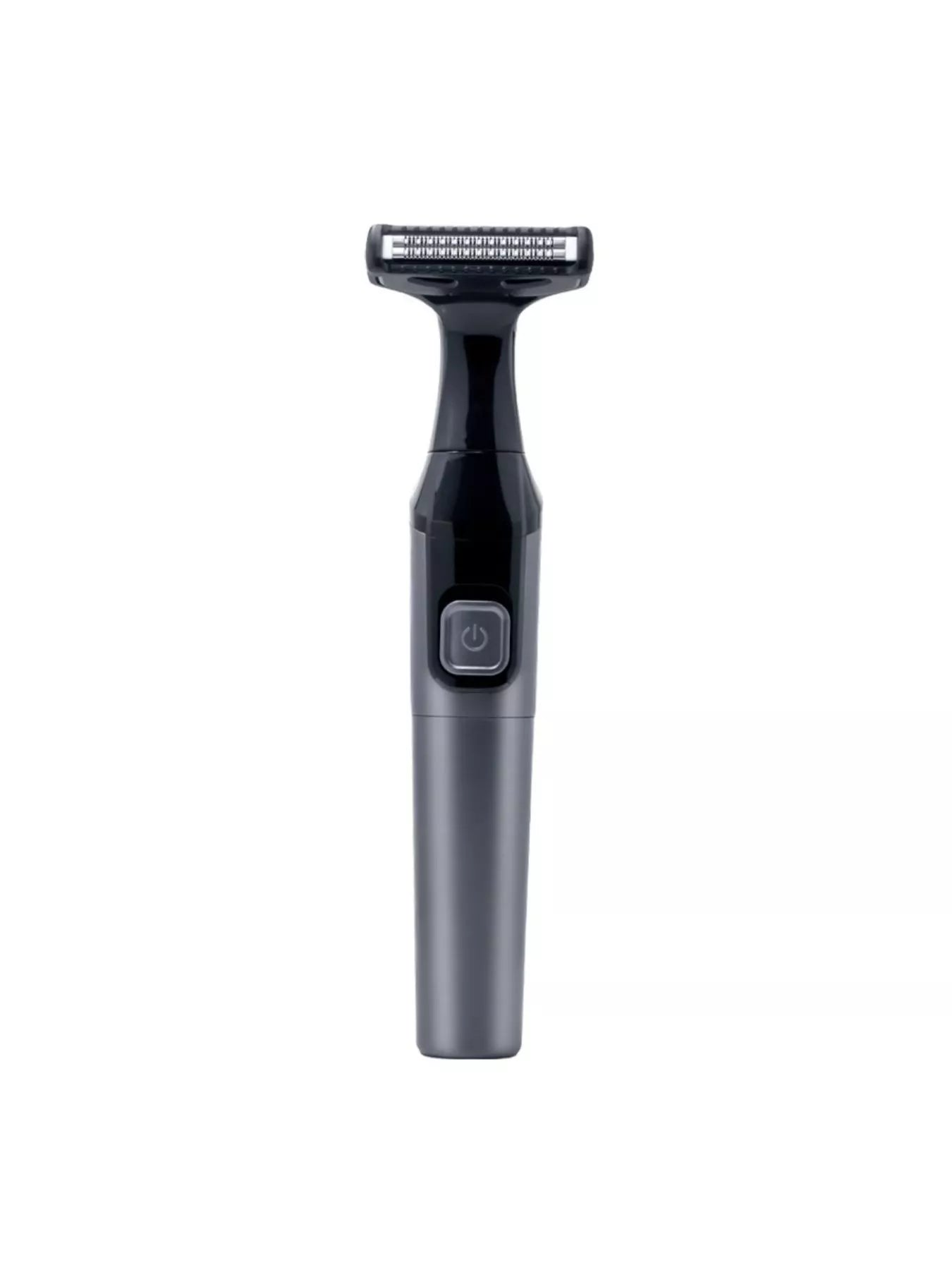Black waterproof portable shaver from Trendsi with a compact design, suitable for travel and wet use.