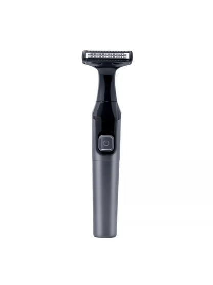 Black waterproof portable shaver from Trendsi with a compact design, suitable for travel and wet use.