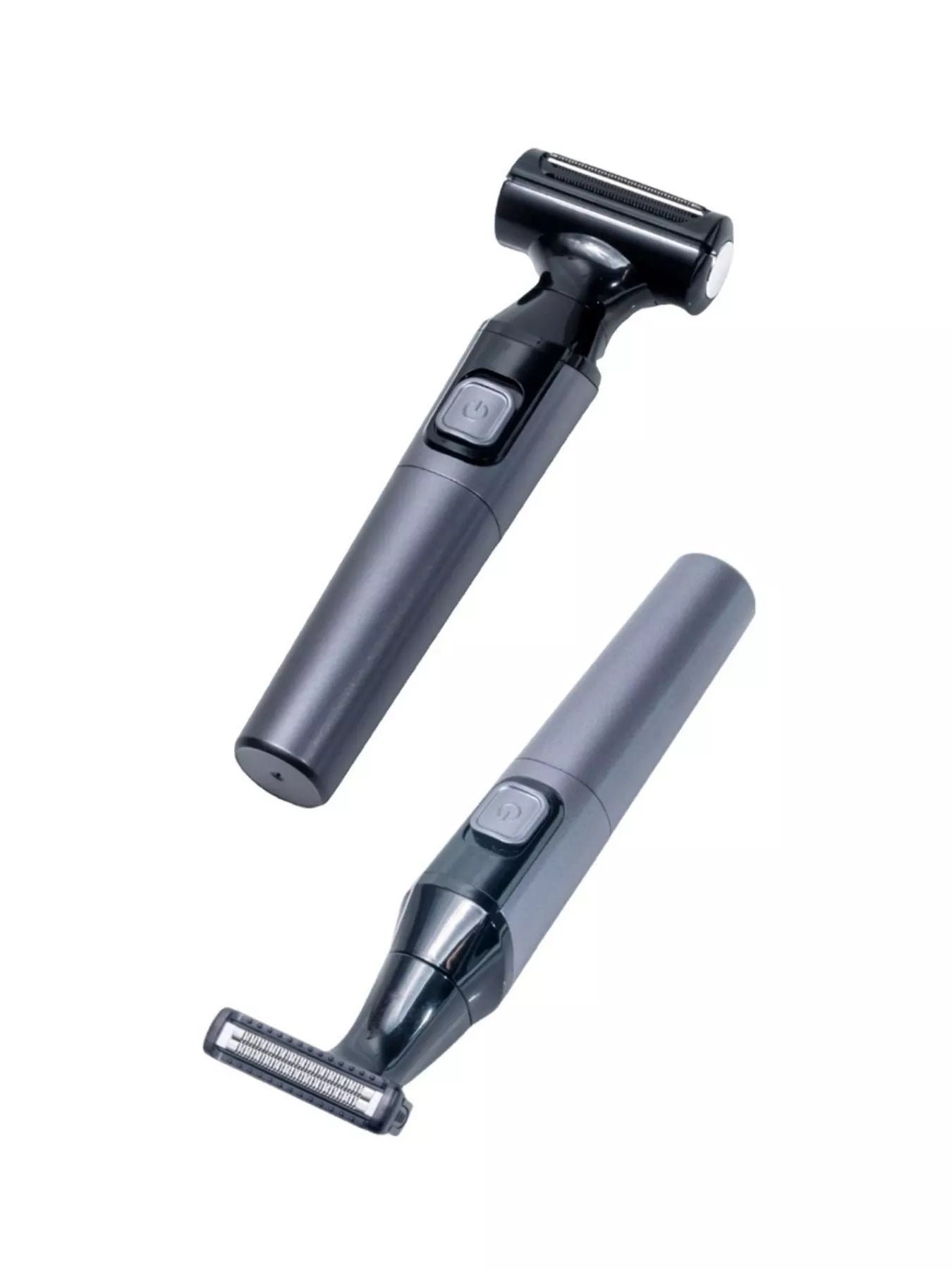 Black waterproof portable shaver from Trendsi with a compact design, suitable for travel and wet use.