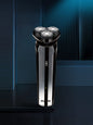 Black 3-head rotary electric shaver by Trendsi with a sleek design for close, comfortable shaving.