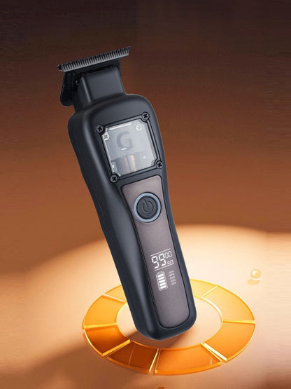 Black cordless hair clipper from Trendsi with a sleek design, ideal for easy, versatile hair cutting and grooming.
