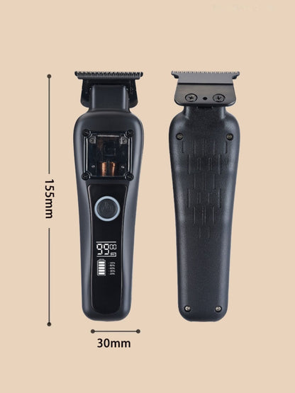 Black Trendsi cordless hair clipper with ergonomic design and adjustable blades for easy hair cutting.