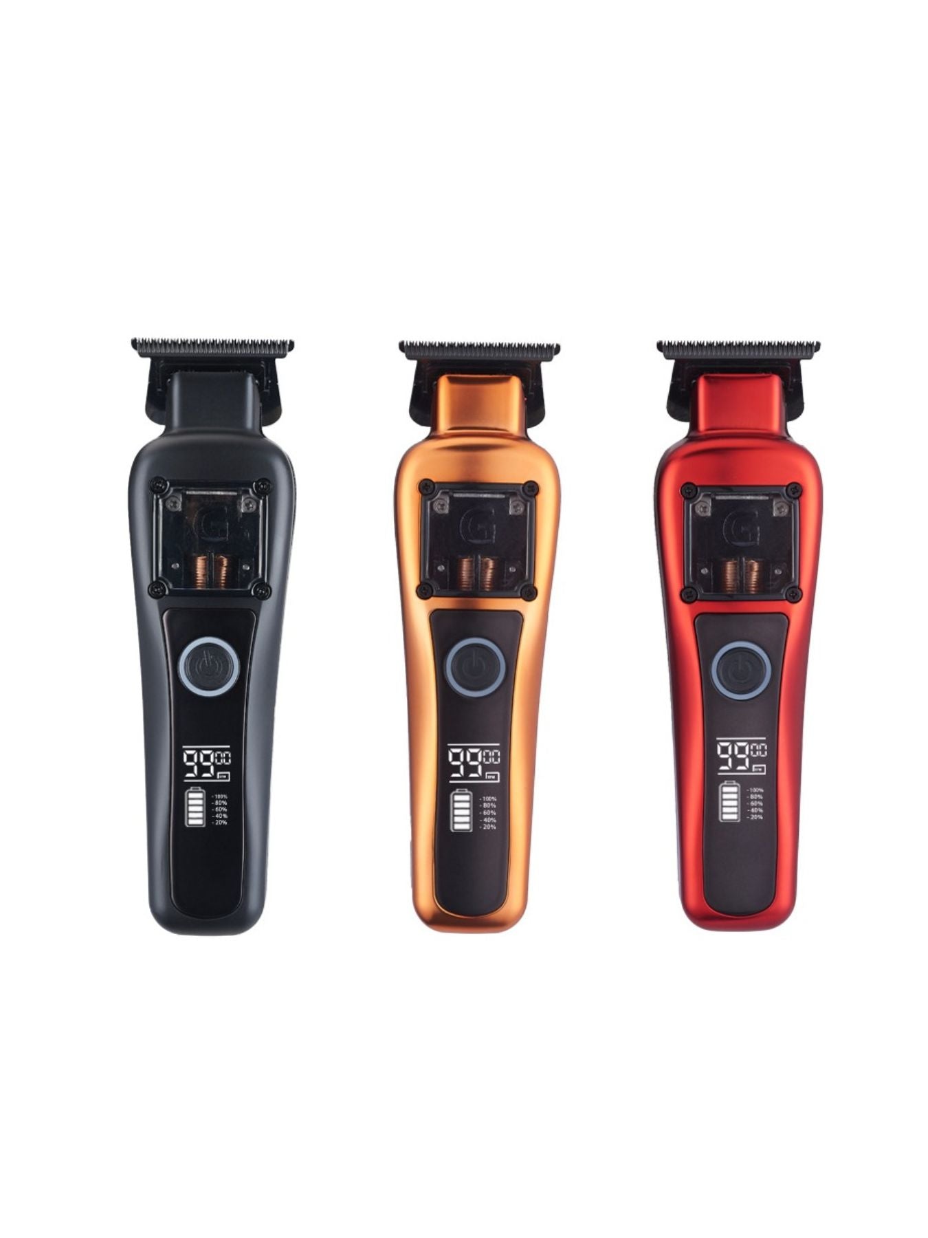 Black Trendsi cordless hair clipper with ergonomic design and adjustable blades for precise hair cutting.
