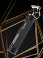 Black Trendsi cordless hair clipper with ergonomic design and adjustable blades for precise hair cutting.