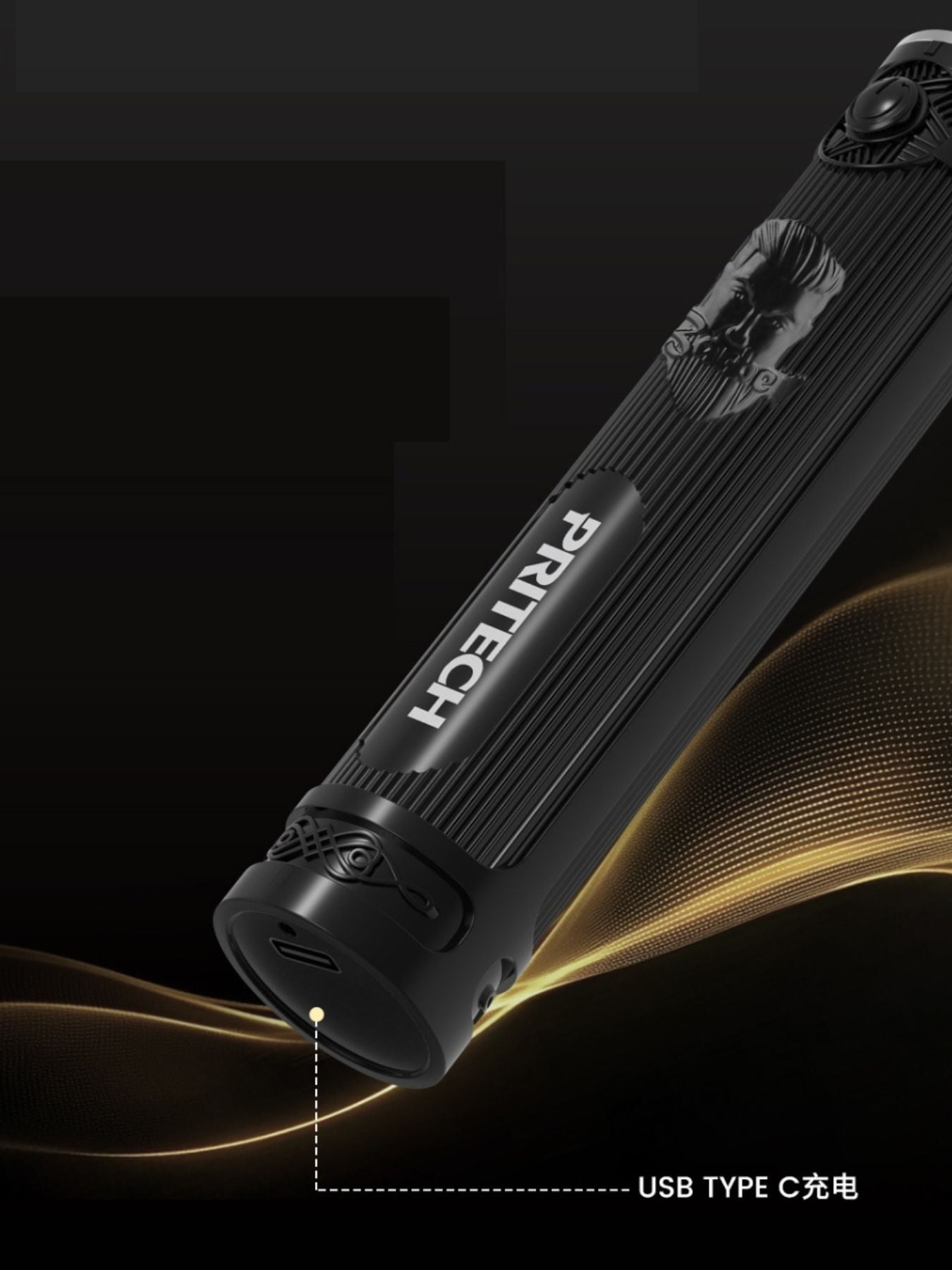 Black Trendsi cordless hair clipper with ergonomic design and adjustable blades, suitable for professional and home grooming.