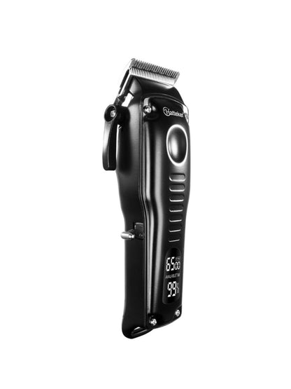 Black cordless hair clipper from Trendsi with a sleek design, ideal for easy, cordless grooming and hair trimming.