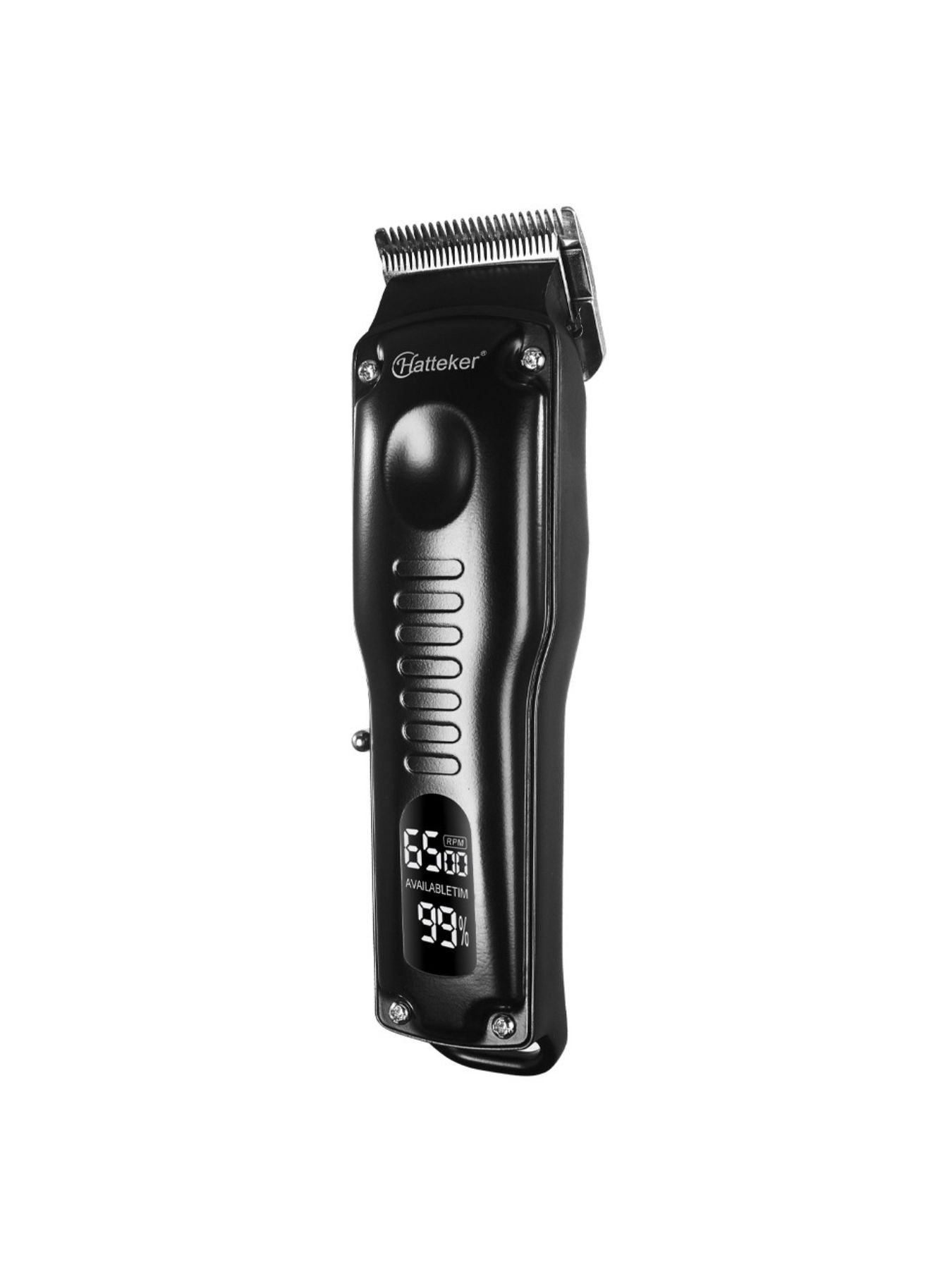 Black Trendsi cordless hair clipper with ergonomic design and adjustable blades for precise hair trimming.