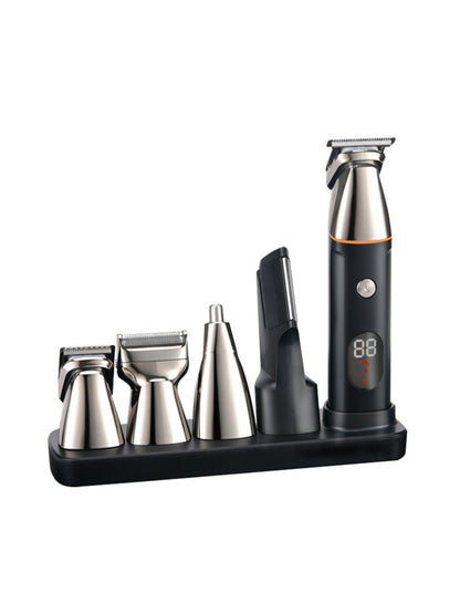 Black Trendsi cordless hair clipper with adjustable blades and ergonomic design for easy styling and trimming.