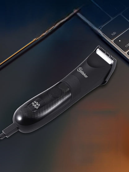 Black cordless hair removal epilator by Trendsi with a sleek design, suitable for efficient at-home hair removal.