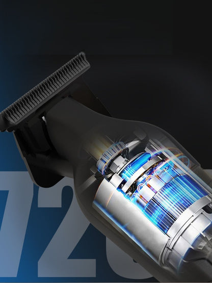 Black Trendsi cordless LED hair clipper with adjustable blades and ergonomic design for precise haircutting.