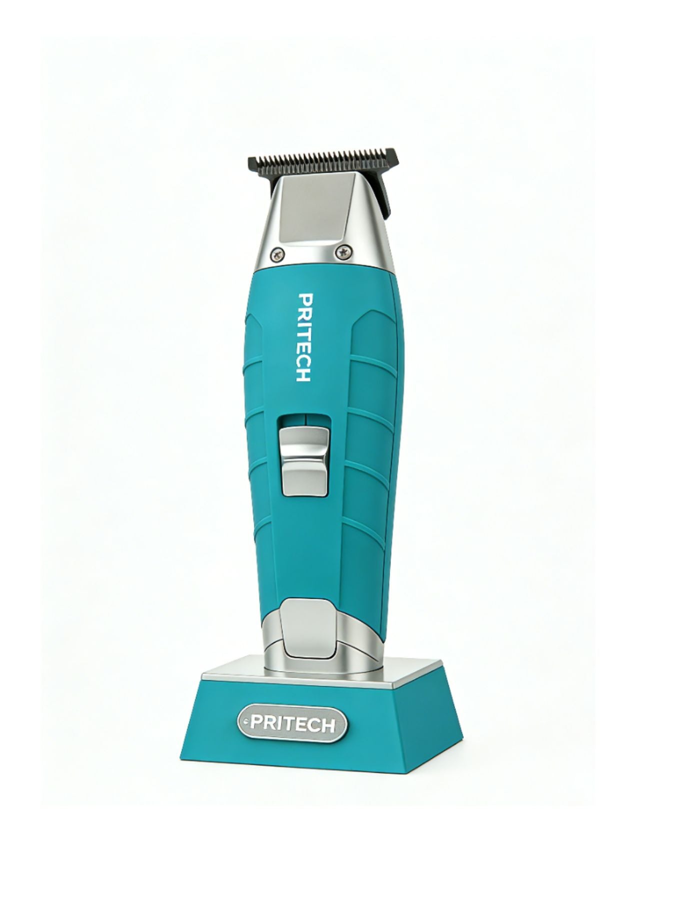 Black cordless rechargeable hair clipper by Trendsi with ergonomic design and adjustable blades for precise grooming.