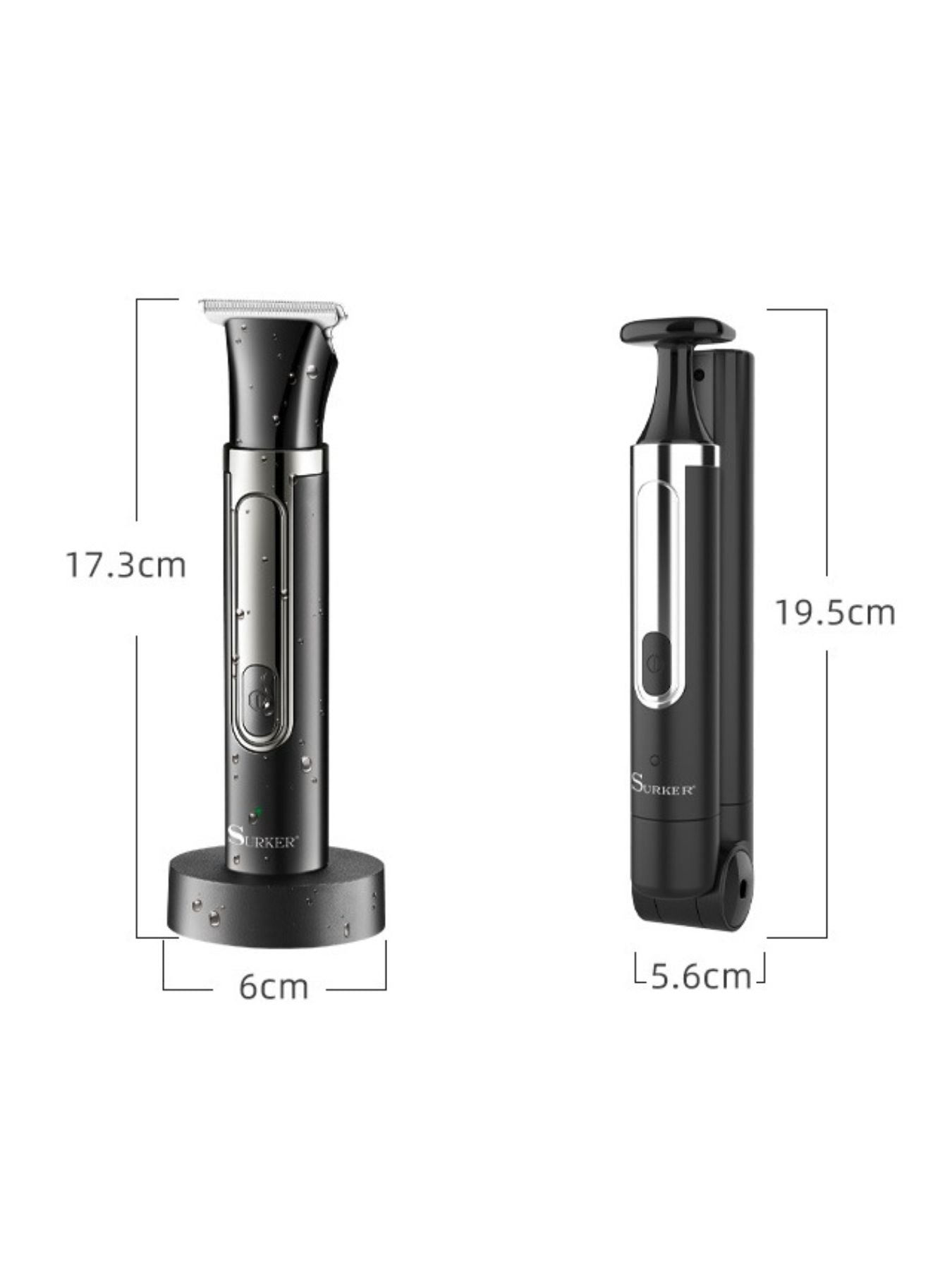 Black Trendsi electric hair removal epilator with a sleek design, suitable for quick and effective hair removal.