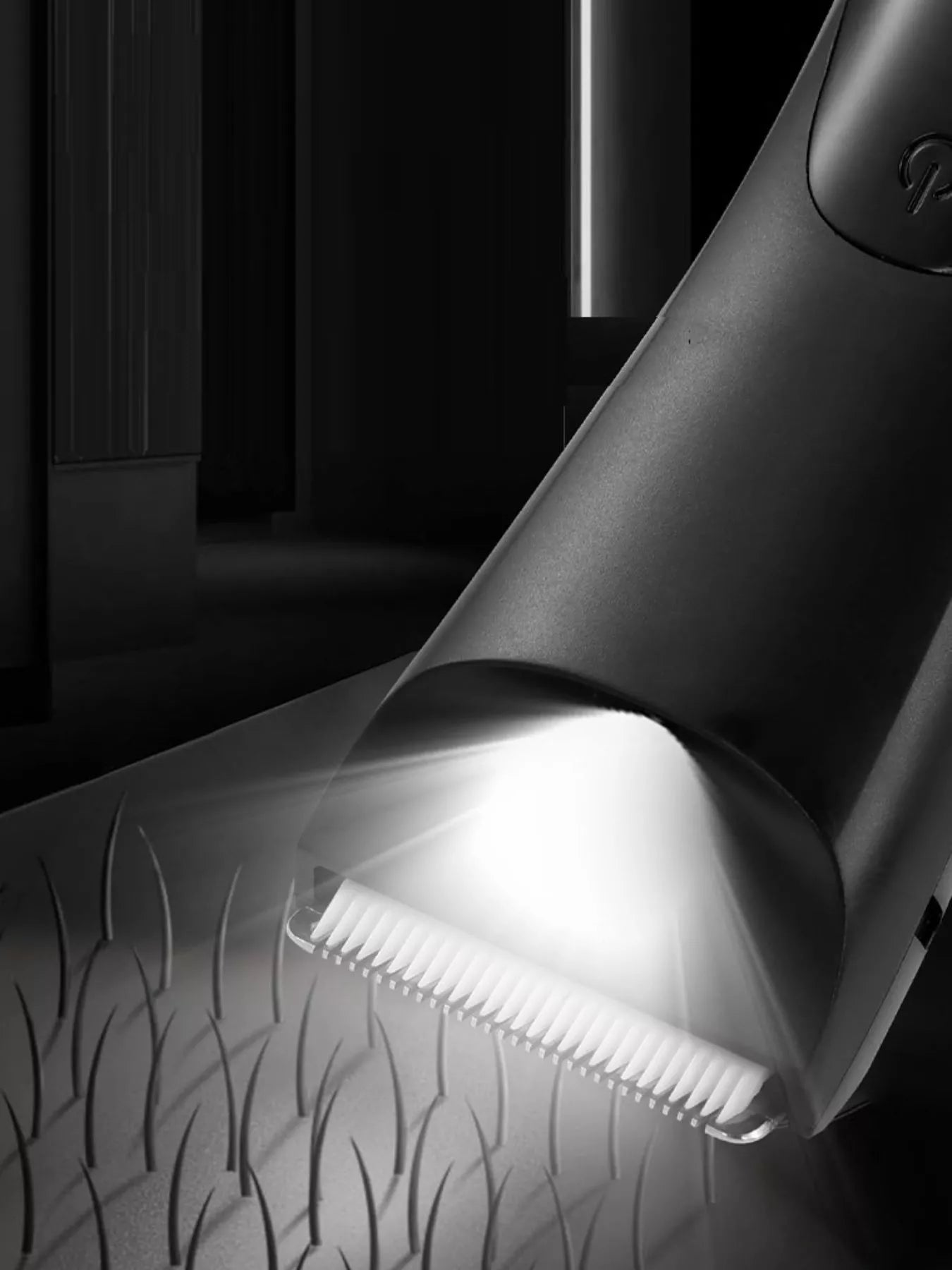 Black Trendsi electric hair removal epilator with one size fits all design, featuring multiple tweezers for efficient hair removal.