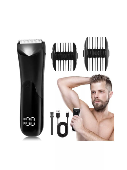 Black Trendsi electric hair removal epilator with a sleek handheld design for painless hair removal at home.