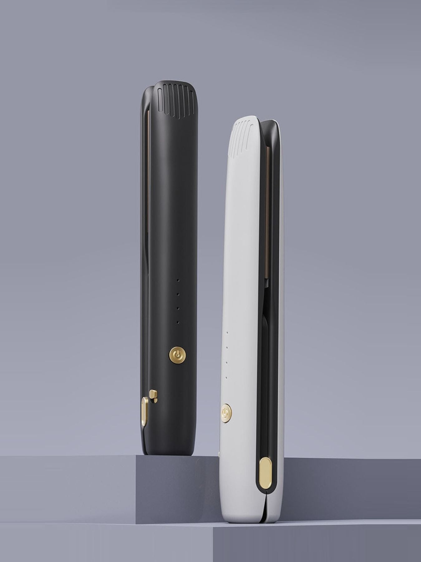 Black Trendsi fast heating hair straightener with sleek design and ceramic plates for smooth, shiny hair styling.