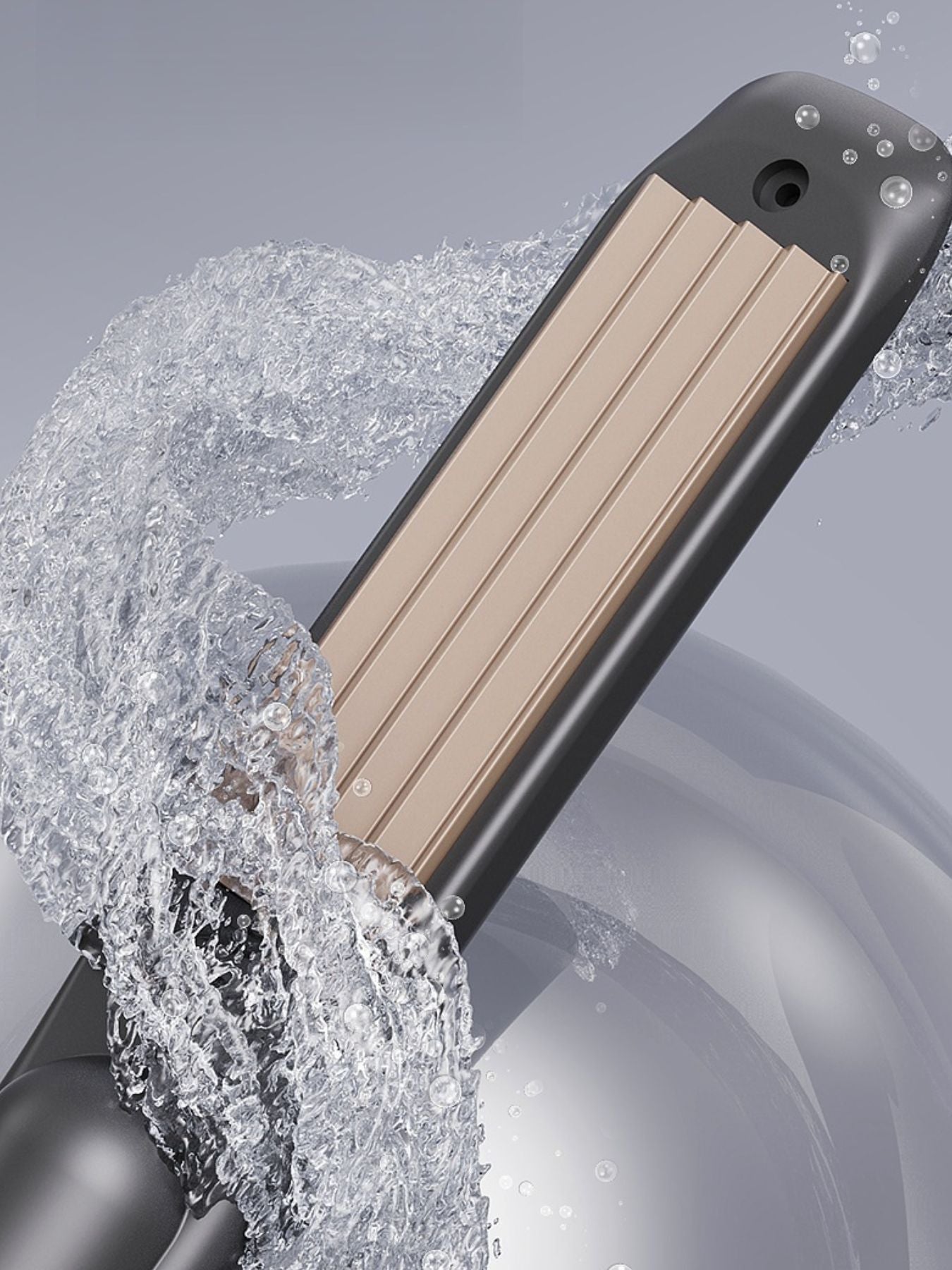Black Trendsi fast heating hair straightener with ceramic plates, sleek design, and adjustable temperature controls.