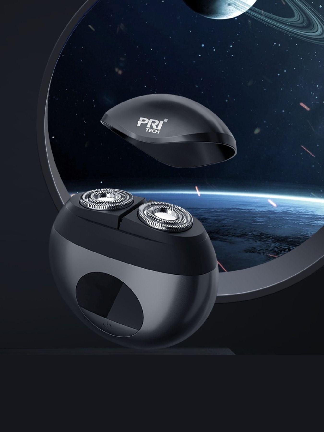 Black Trendsi electric shaver with long-lasting battery and sleek design for a close, comfortable shave.