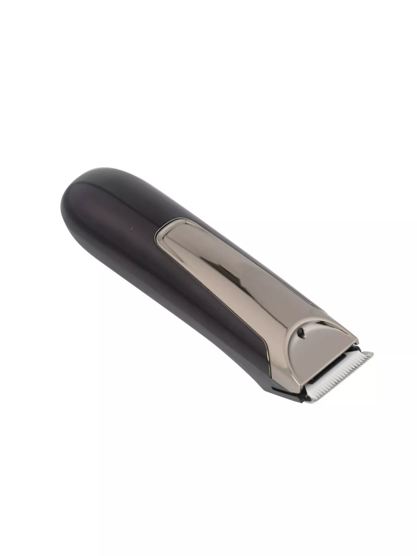 Men's waterproof electric trimmer by Trendsi with LCD display and dock charging, shown in black with adjustable settings.