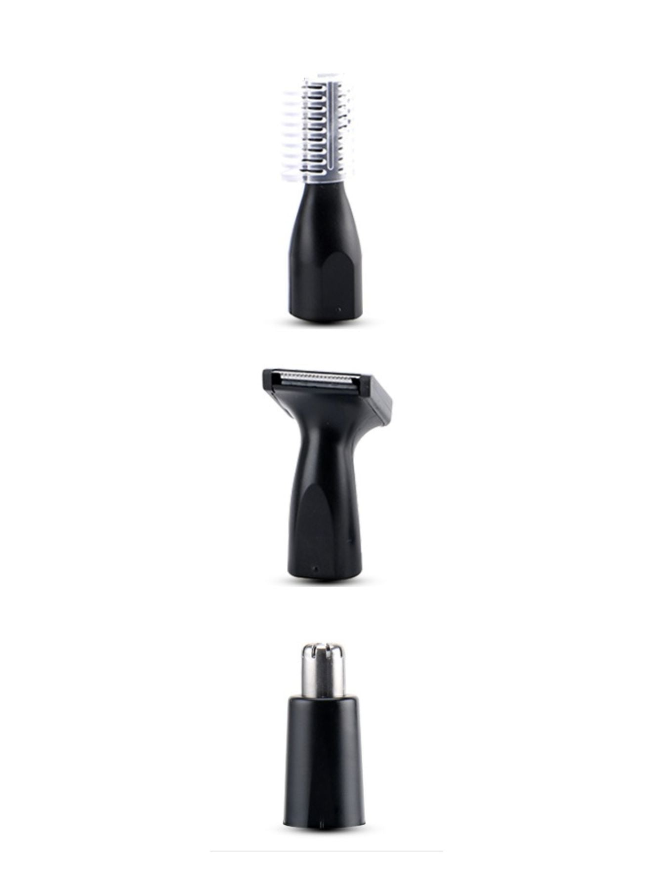 Black Trendsi multifunctional rechargeable nose hair trimmer with ergonomic design and easy-to-use features.