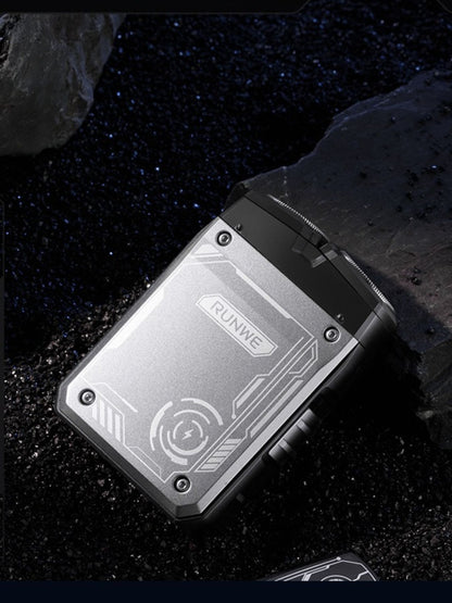 Black portable electric shaver by Trendsi with a compact design, ideal for on-the-go grooming and easy handling.