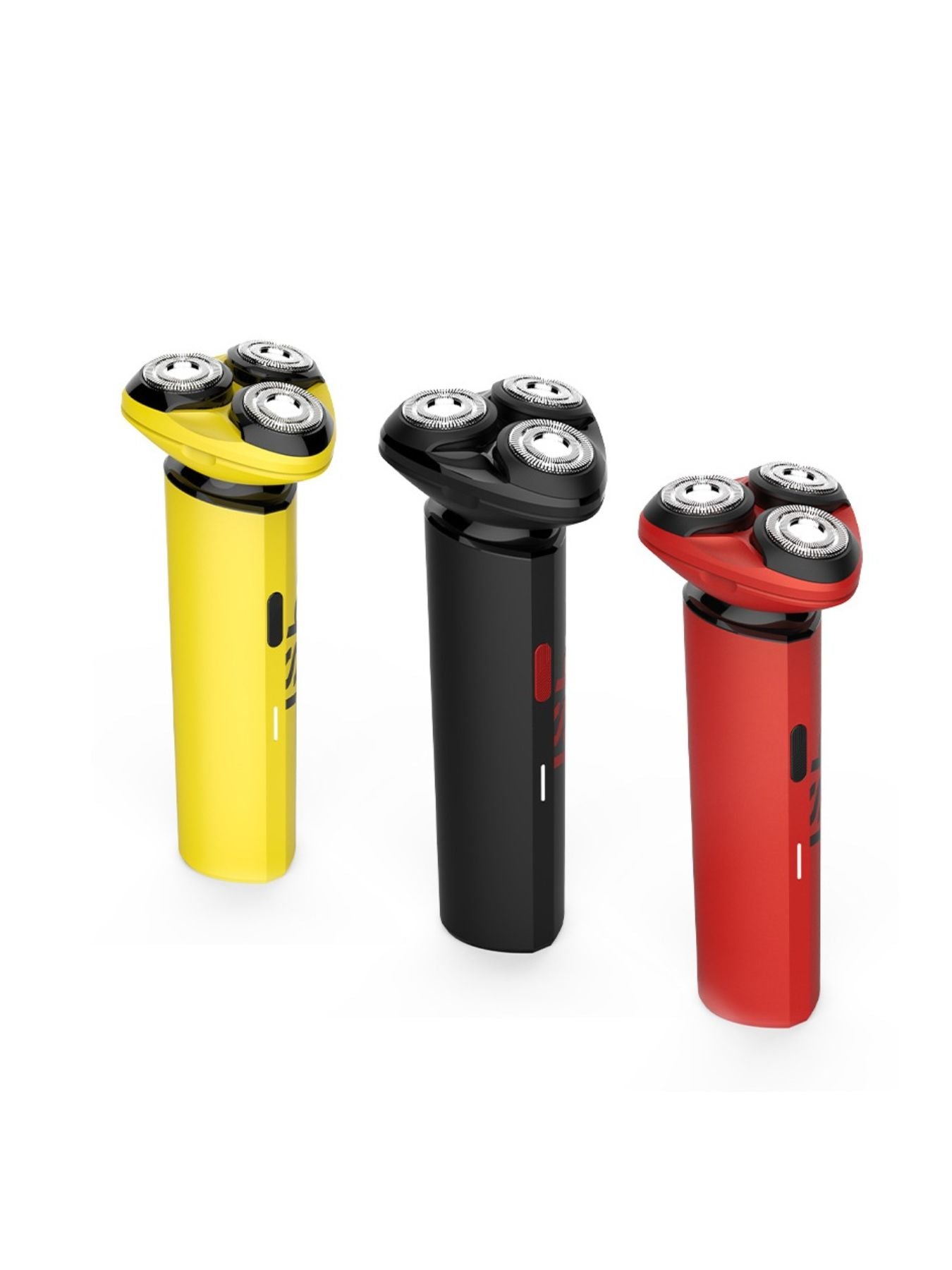 Black portable electric shaver by Trendsi with a compact design and ergonomic handle for easy use.